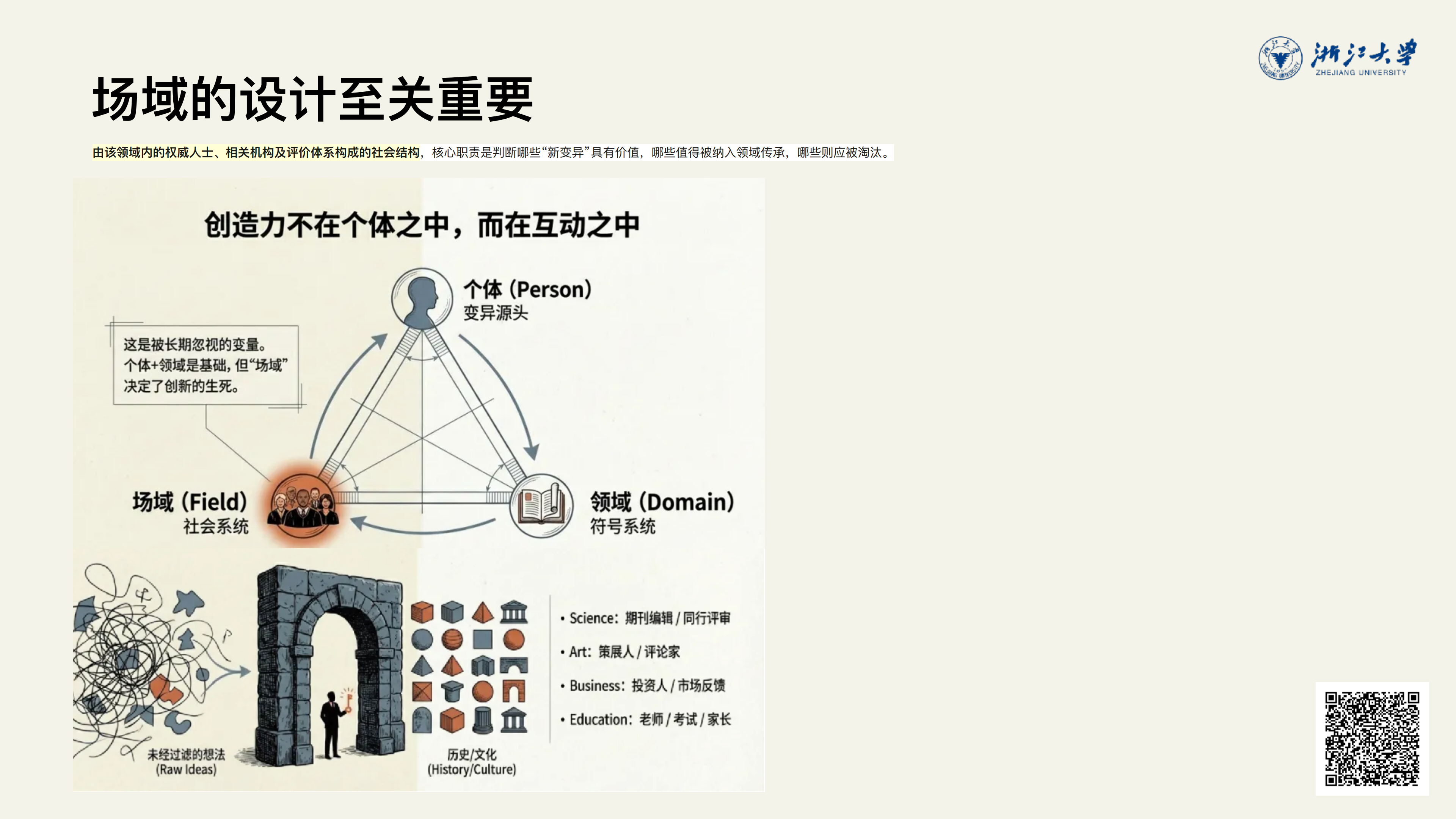 场域设计三要素
