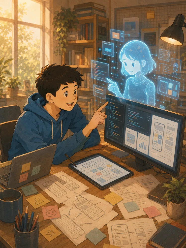 共创 · 少年与全息 AI 一起写代码、做原型